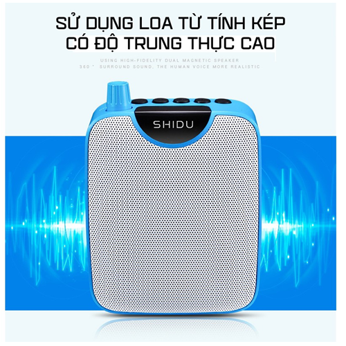 Máy Trợ Giảng Shidu M500 UHF - Mic không dây
